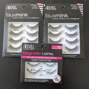 NIB Ardell Lash Bundle (Faux Mink 811 & Magnetic)
